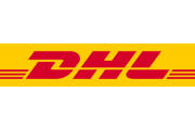 Logo de DHL cliente de Alpha Soluciones