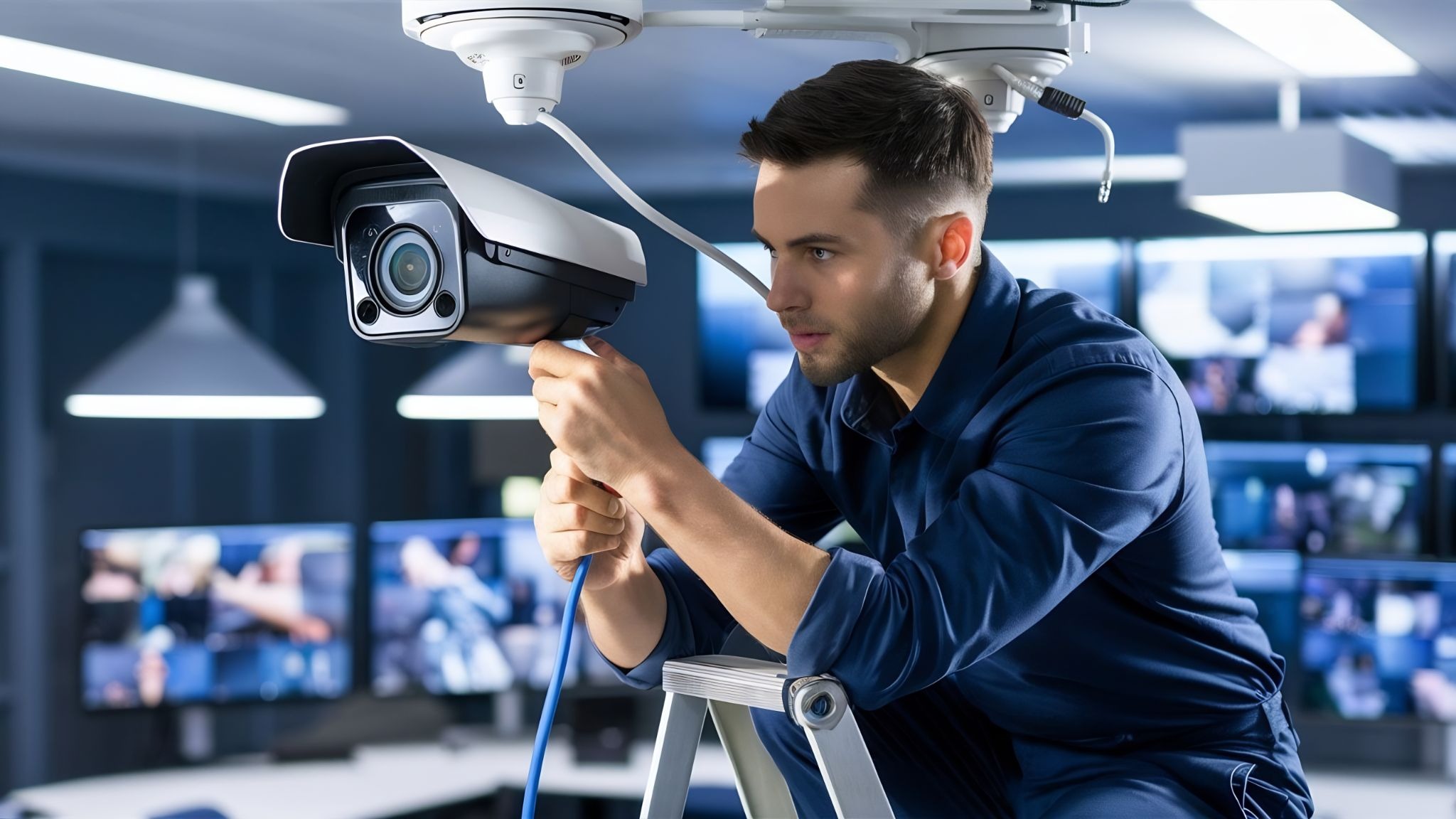 Instalación de sistemas de videovigilancia IP y monitoreo empresarial en El Salvador